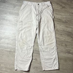 Carhartt Dungaree Fit Beige Khaki Carpenter Pants